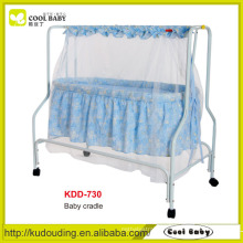 Manufacturer NEW Baby Swing Bed with Mosquito Net Lightweight Baby Rocking Cradle